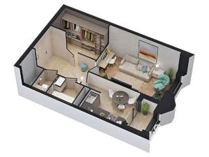 1-к квартира, вторичка, 40м2, 15/22 этаж