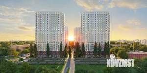 1-к квартира, строящийся дом, 37м2, 16/24 этаж