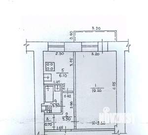 1-к квартира, вторичка, 33м2, 7/9 этаж
