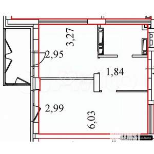 1-к квартира, вторичка, 34м2, 23/23 этаж