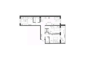 3-к квартира, вторичка, 73м2, 2/10 этаж