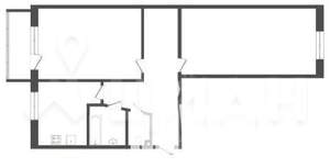 2-к квартира, вторичка, 49м2, 4/4 этаж