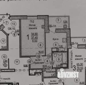 1-к квартира, вторичка, 37м2, 10/14 этаж