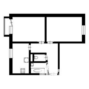 2-к квартира, вторичка, 47м2, 2/5 этаж