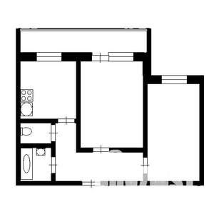 2-к квартира, вторичка, 50м2, 4/5 этаж