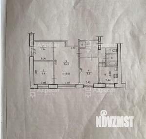 4-к квартира, вторичка, 58м2, 1/5 этаж