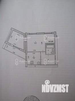 2-к квартира, вторичка, 45м2, 7/9 этаж