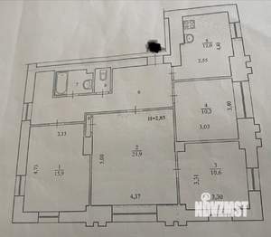 4-к квартира, вторичка, 94м2, 6/7 этаж