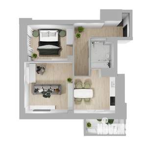 2-к квартира, вторичка, 56м2, 21/24 этаж