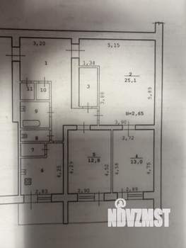 3-к квартира, вторичка, 88м2, 2/9 этаж