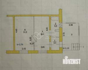 1-к квартира, вторичка, 26м2, 1/1 этаж