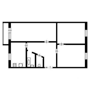 3-к квартира, вторичка, 67м2, 9/9 этаж