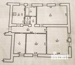 4-к квартира, вторичка, 89м2, 2/4 этаж