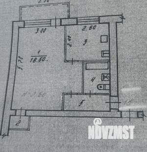 1-к квартира, вторичка, 32м2, 2/2 этаж