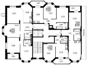 4-к квартира, сданный дом, 99м2, 6/7 этаж