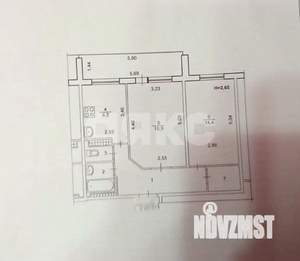 2-к квартира, вторичка, 54м2, 3/10 этаж