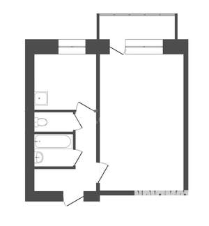 1-к квартира, вторичка, 35м2, 1/9 этаж