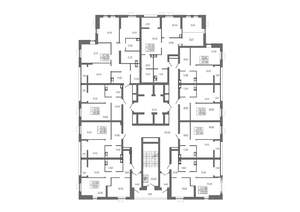 1-к квартира, вторичка, 41м2, 9/24 этаж