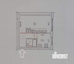 1-к квартира, вторичка, 31м2, 3/5 этаж