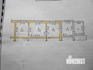 2-к квартира, вторичка, 36м2, 1/1 этаж
