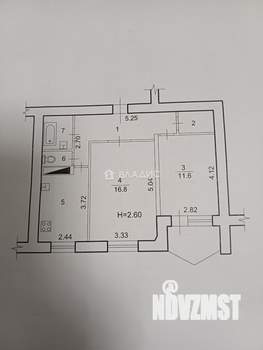 2-к квартира, вторичка, 55м2, 9/10 этаж