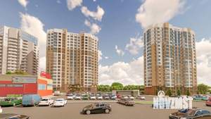 2-к квартира, строящийся дом, 63м2, 5/19 этаж