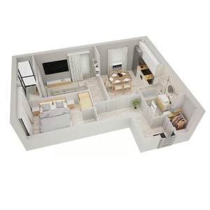 2-к квартира, вторичка, 56м2, 13/17 этаж