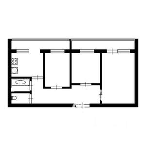 3-к квартира, вторичка, 78м2, 9/9 этаж