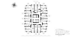 2-к квартира, вторичка, 54м2, 9/17 этаж