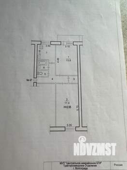 2-к квартира, вторичка, 49м2, 4/5 этаж