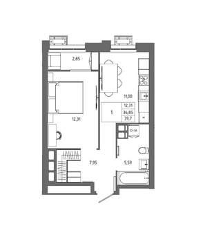 Фото квартиры на продажу (1)