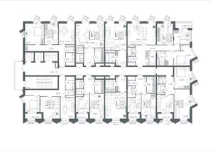 2-к квартира, вторичка, 61м2, 18/22 этаж