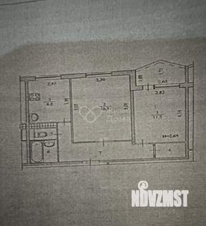 2-к квартира, вторичка, 53м2, 7/9 этаж