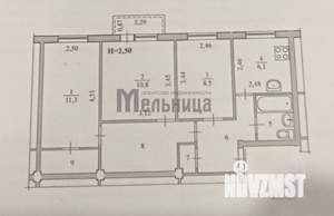 3-к квартира, вторичка, 56м2, 4/5 этаж