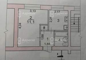 1-к квартира, вторичка, 21м2, 5/5 этаж