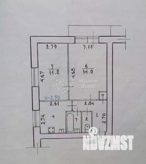 2-к квартира, вторичка, 40м2, 3/5 этаж