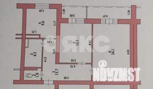 2-к квартира, вторичка, 74м2, 1/10 этаж