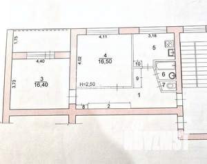 2-к квартира, вторичка, 64м2, 3/5 этаж