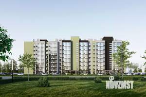 1-к квартира, строящийся дом, 46м2, 3/9 этаж