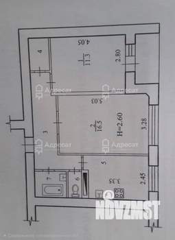2-к квартира, вторичка, 50м2, 4/9 этаж