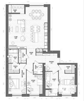 Студия квартира, вторичка, 144м2, 8/8 этаж