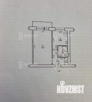 1-к квартира, вторичка, 30м2, 2/5 этаж