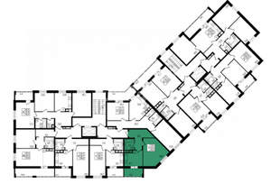 1-к квартира, вторичка, 45м2, 5/9 этаж