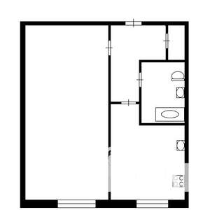 1-к квартира, вторичка, 31м2, 1/5 этаж