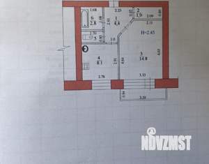 1-к квартира, вторичка, 33м2, 9/10 этаж