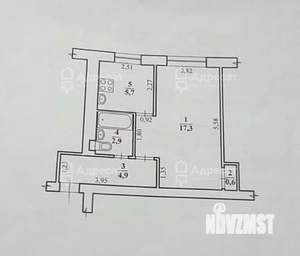 1-к квартира, вторичка, 31м2, 2/4 этаж