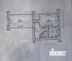 2-к квартира, вторичка, 44м2, 3/5 этаж
