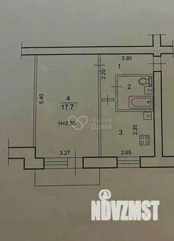 1-к квартира, вторичка, 32м2, 1/9 этаж