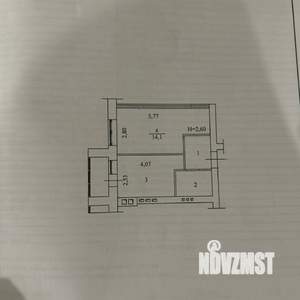 1-к квартира, вторичка, 30м2, 2/4 этаж