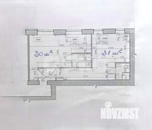 1-к квартира, вторичка, 31м2, -1/5 этаж